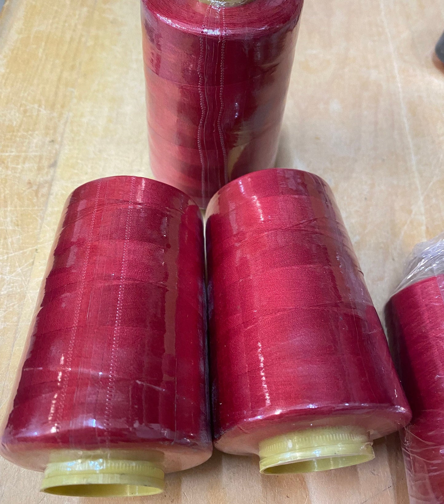 10x 5000yard Cones, Sewing Thread, Polyester, Overlocking 120s SPUN, 127 colours