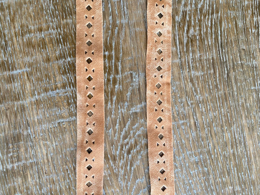 Faux suede tape, Suedette Tape, Tan Laser Cut tape, clothing, crafts, boho