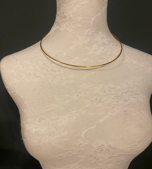 6.8” Neck wire choker - Gold, Silver, Quality Neckwire Choker wire, Necklace, High Quality, 17cm, FAN Collection