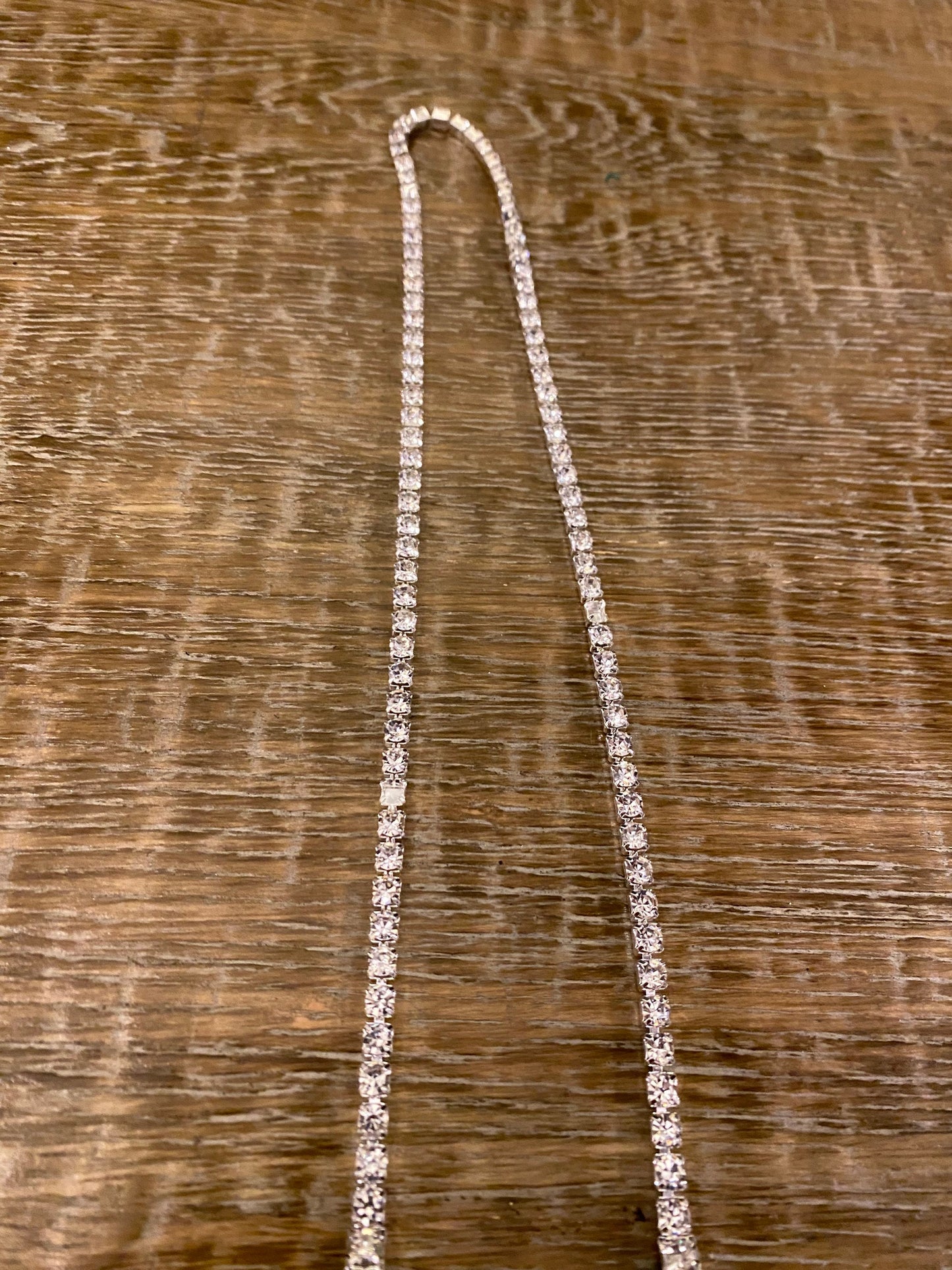 Diamanté Strap, Rhinestone Strap, Silver chain strap, 29cm (11.5”) Long, Rhinestone Strap, Bra Strap, Replacment Strap, Gold, Silver, Bags