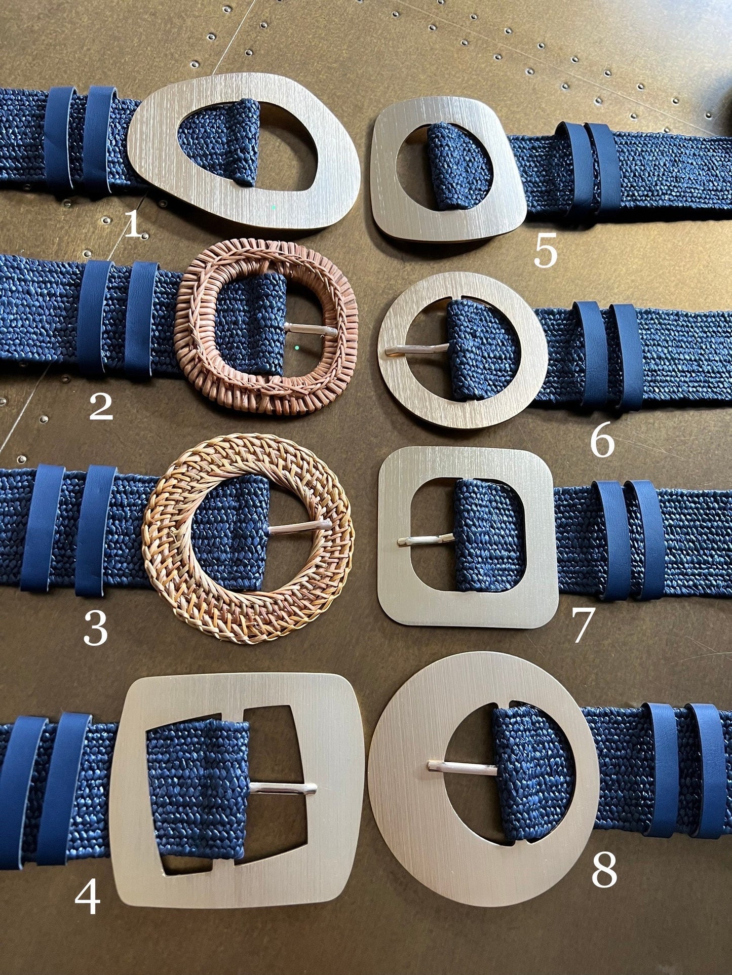 Boho Raffia Elasticated Belts,Fashionable Vintage Belts, Natural Raffia Belts,Sustainable Belts, 15 colours 8 Buckles,Eco Friendly Belts