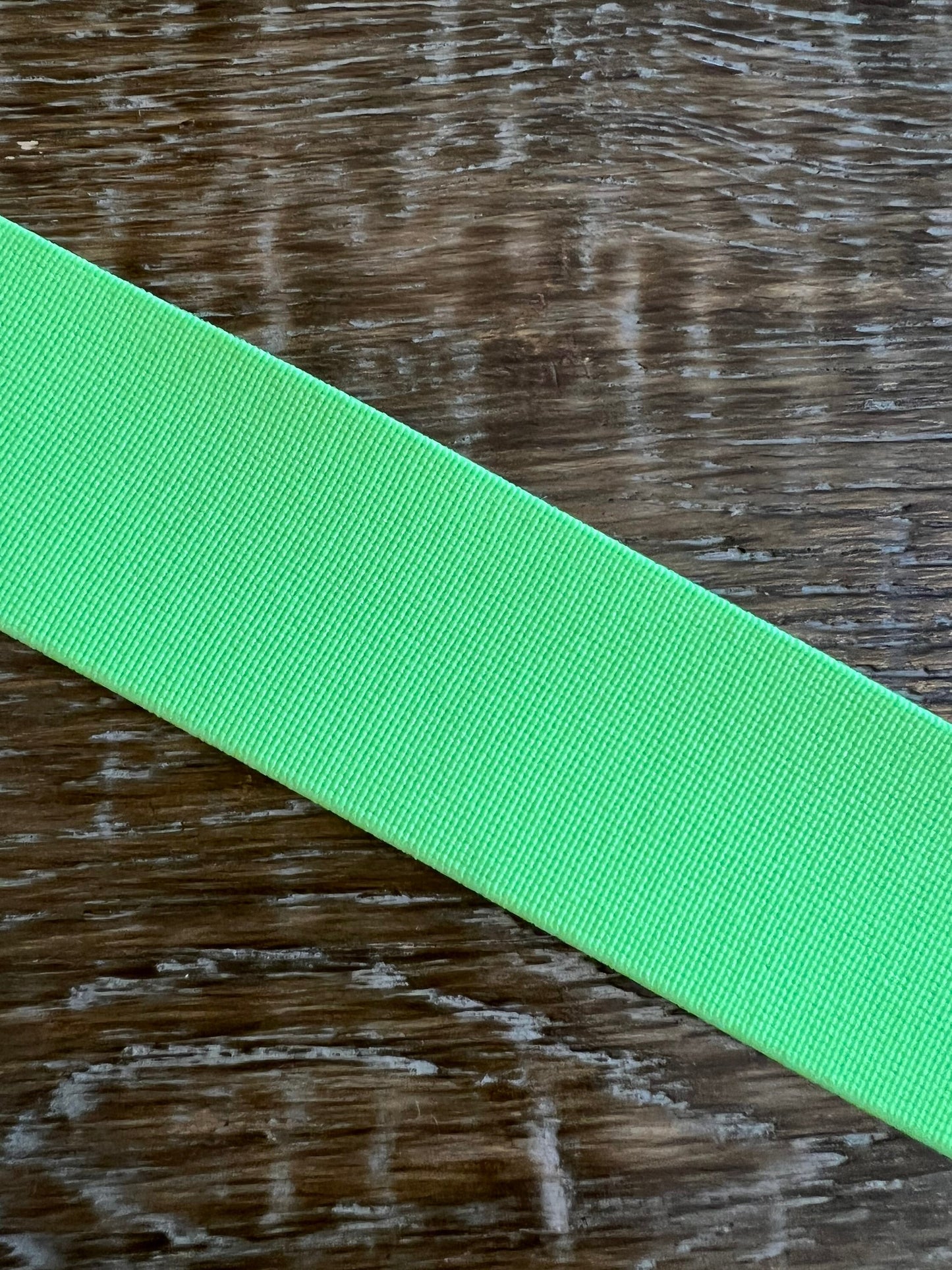 Neon Woven Elastic, 2.5cm or 4cm, Pink / Yellow / Green / Orange