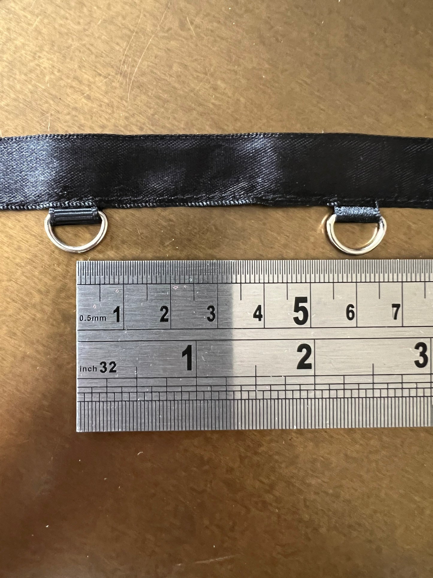 Metal D ring Tape, D Rings on Tape, Gros Grain D Ring Tape, Silver D Rings, Gold D Rings