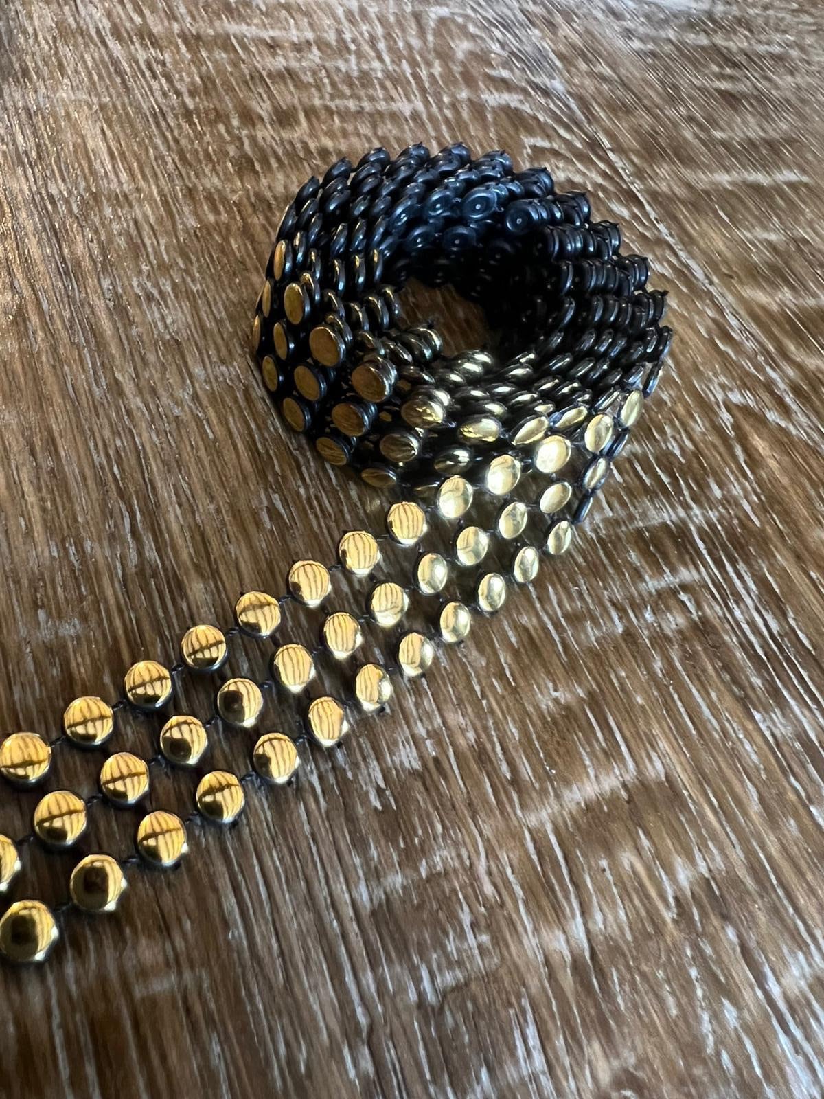 Stud Trim Tape - Gold & Silver 3 row or 6 row