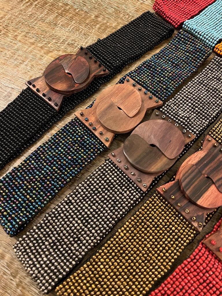 Handmade Bohemian Elastic Beaded Belt