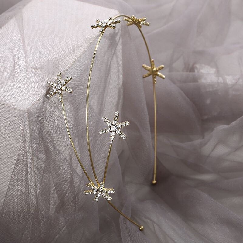 Princess Gemstone Headband, Jewelled Headband, Rhinestone Headband, Bridal, Weddings, Embellished Headband, Luxury Headband, Gift,FAN Design