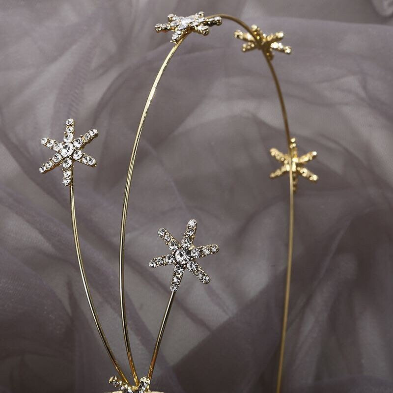 Princess Gemstone Headband, Jewelled Headband, Rhinestone Headband, Bridal, Weddings, Embellished Headband, Luxury Headband, Gift,FAN Design