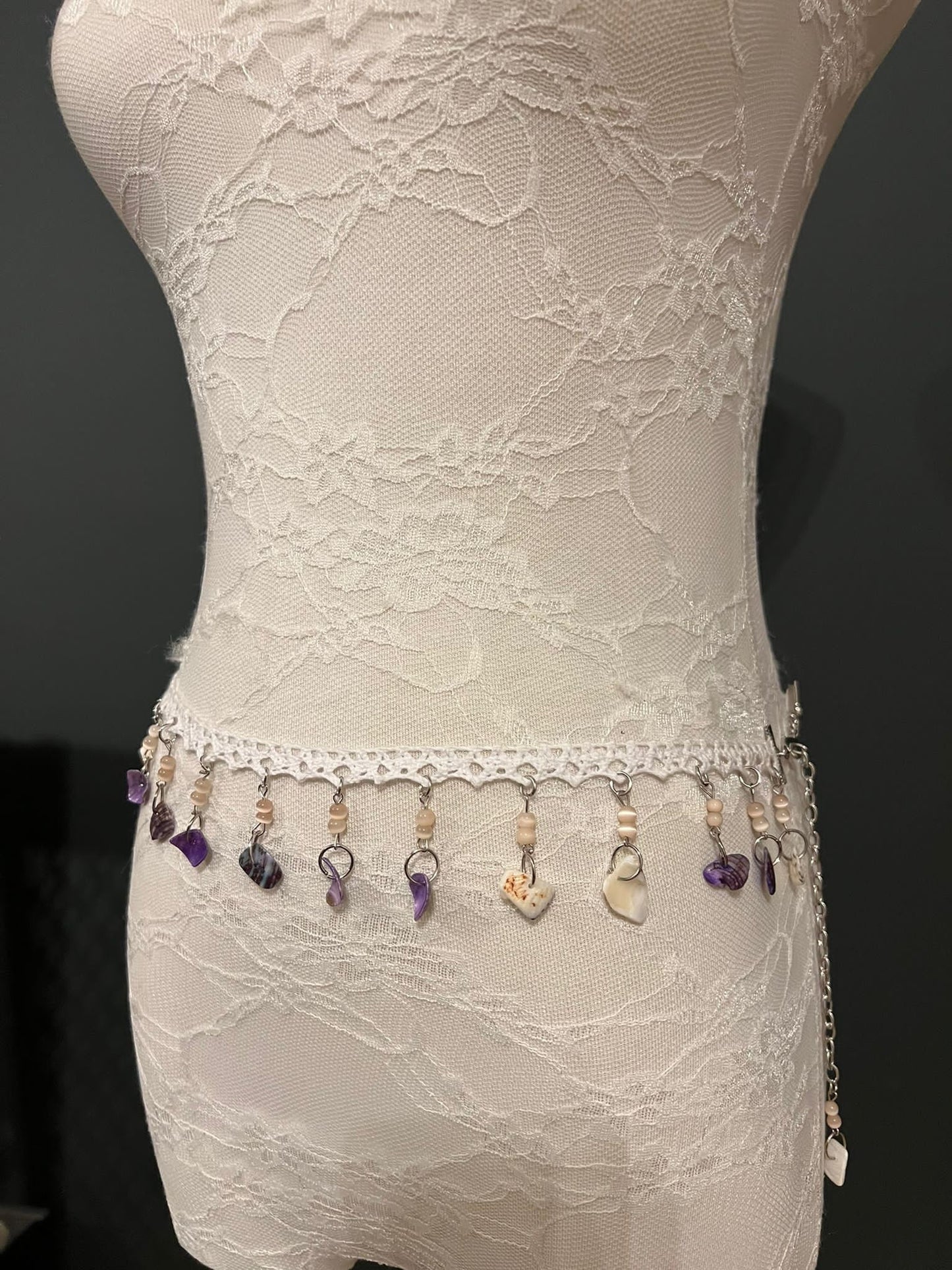 X-long Belt, Cotton Tape Shell Belt, Swimwear, Accessory, Fashion