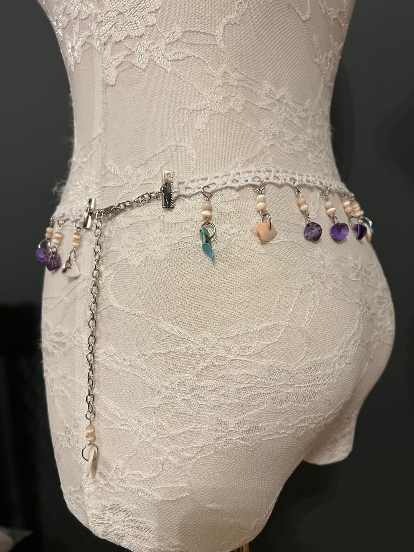 X-long Belt, Cotton Tape Shell Belt, Swimwear, Accessory, Fashion