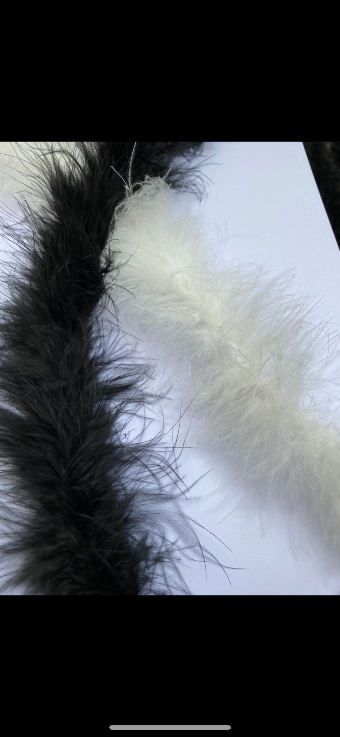 Marabou Feather String, Best Quality Feather Boa, 2 Yards