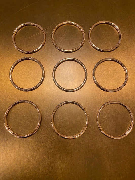 5.8cm Metal Rings, Ring Buckle, Gold, silver, Strong 4mm Thick Rings, High Quality, Superior Rings