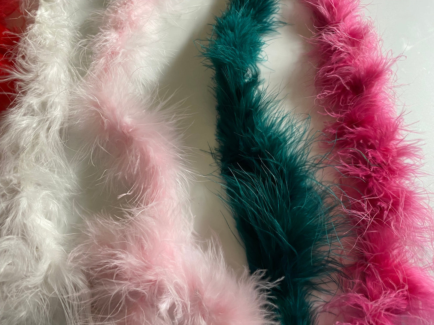 Marabou Feather String, Best Quality Feather Boa, 2 Yards