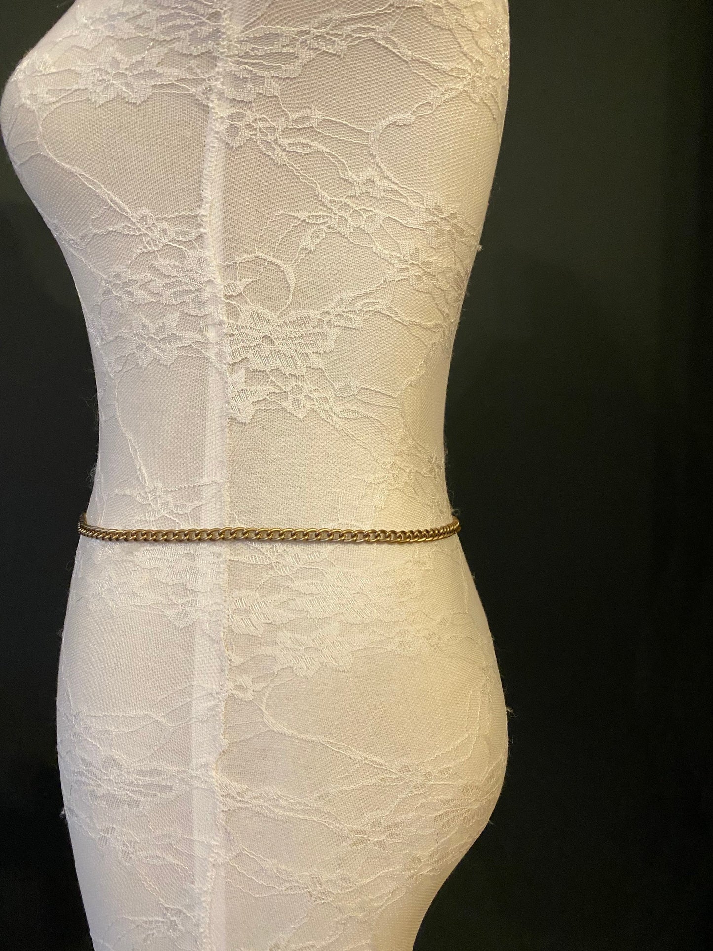 X-long Belt, Antique Brass, Elegant Belt, Dress Belt, Accessory, FAN Design, Teen Sizes, Plus Sizes, 18”-60”