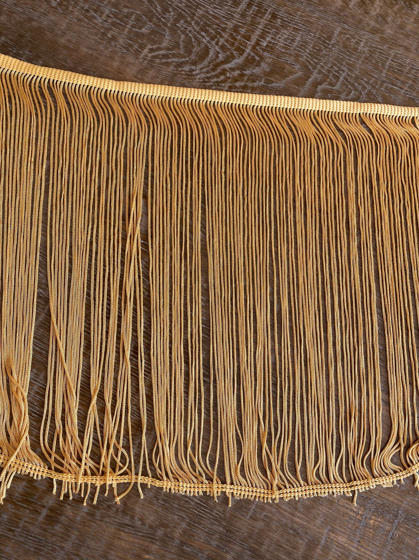 11” Wide Fringe, Gold Colour Fringe, Quality Fringe, clothing, skirt, dress fringe, lamp shades, furnishings