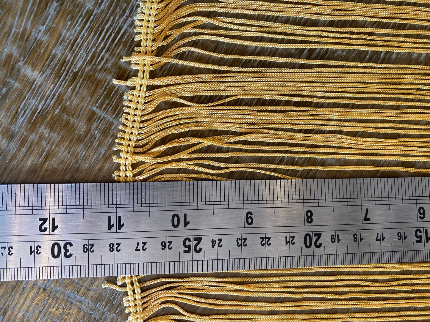 11” Wide Fringe, Gold Colour Fringe, Quality Fringe, clothing, skirt, dress fringe, lamp shades, furnishings