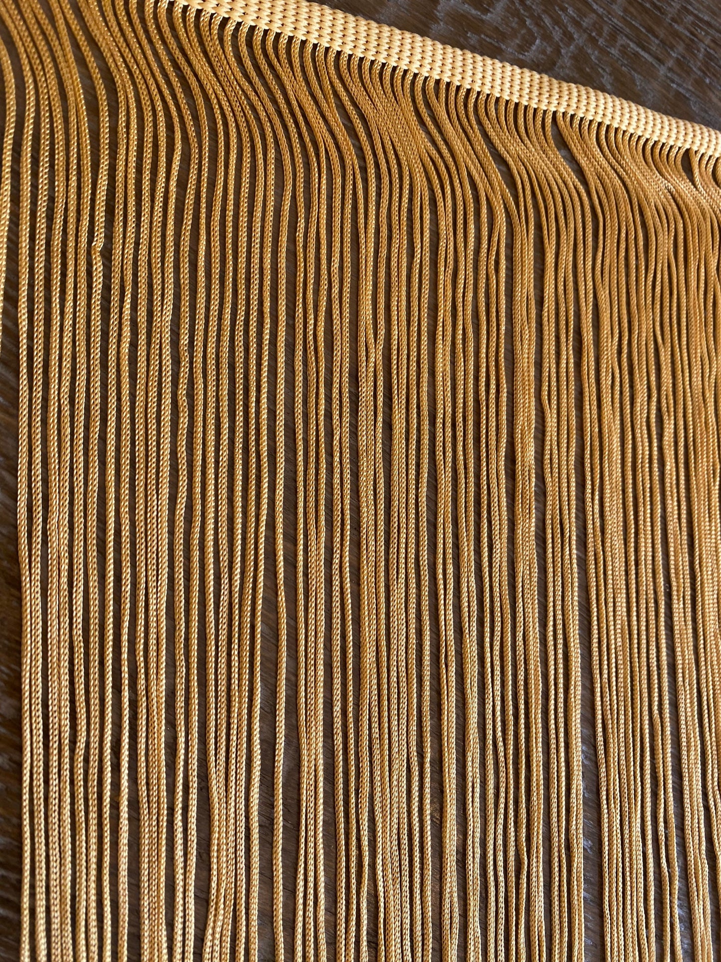 11” Wide Fringe, Gold Colour Fringe, Quality Fringe, clothing, skirt, dress fringe, lamp shades, furnishings