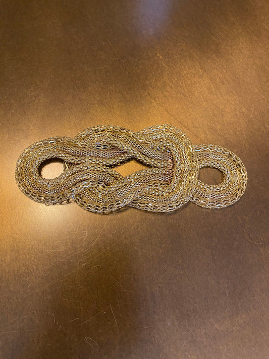 Gold Buckle, Infinity Gold Buckle, Premium Chain Buckle, 18cm x 7cm