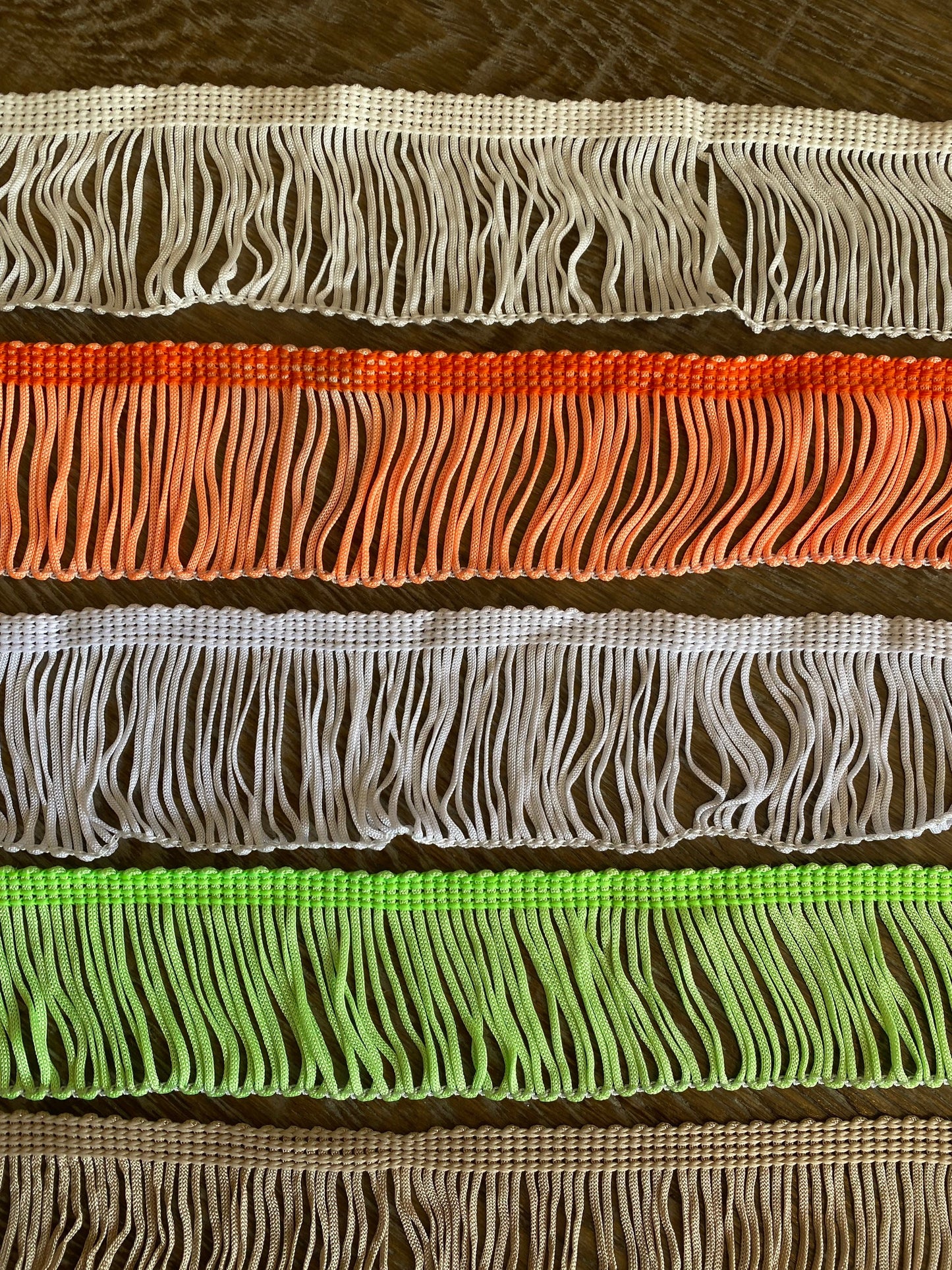 2" Wide Decorative Fringe, Sewing Trim, Craft Supplies, 8 Colours