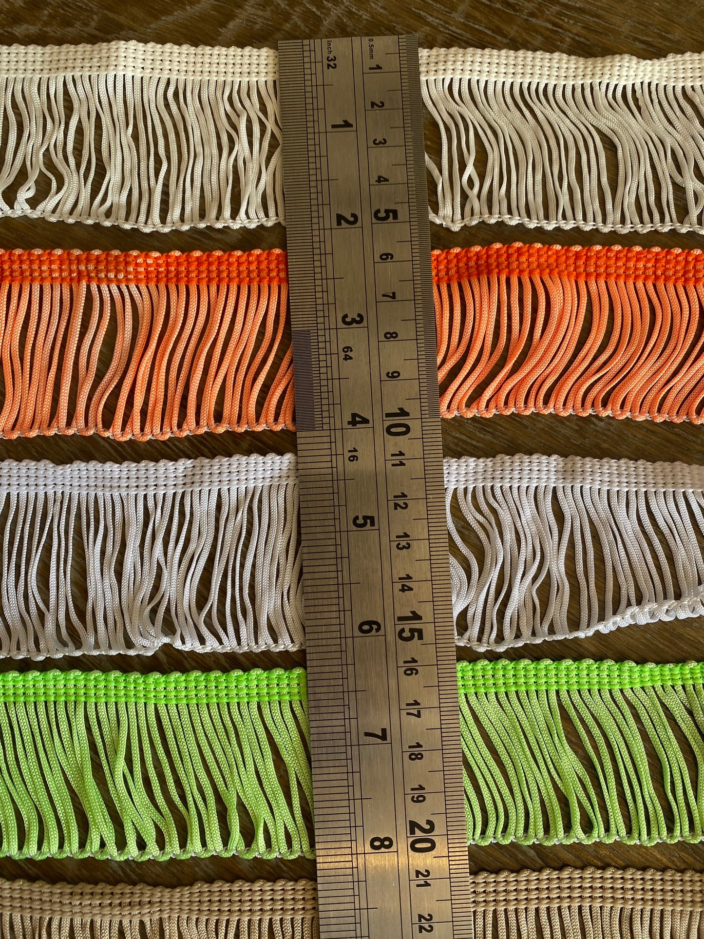 2" Wide Decorative Fringe, Sewing Trim, Craft Supplies, 8 Colours