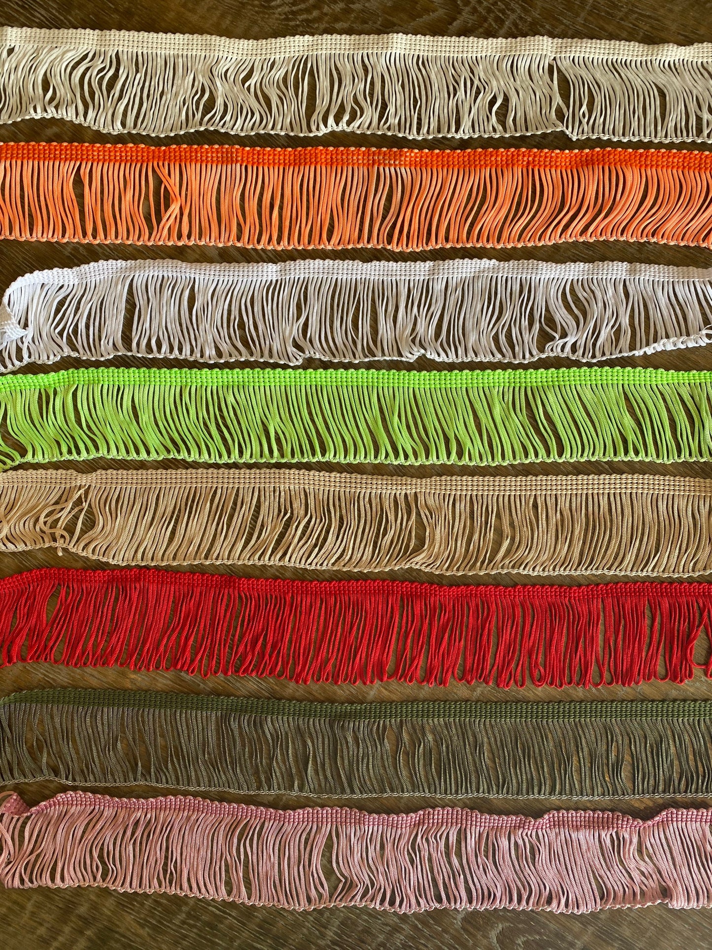2" Wide Decorative Fringe, Sewing Trim, Craft Supplies, 8 Colours