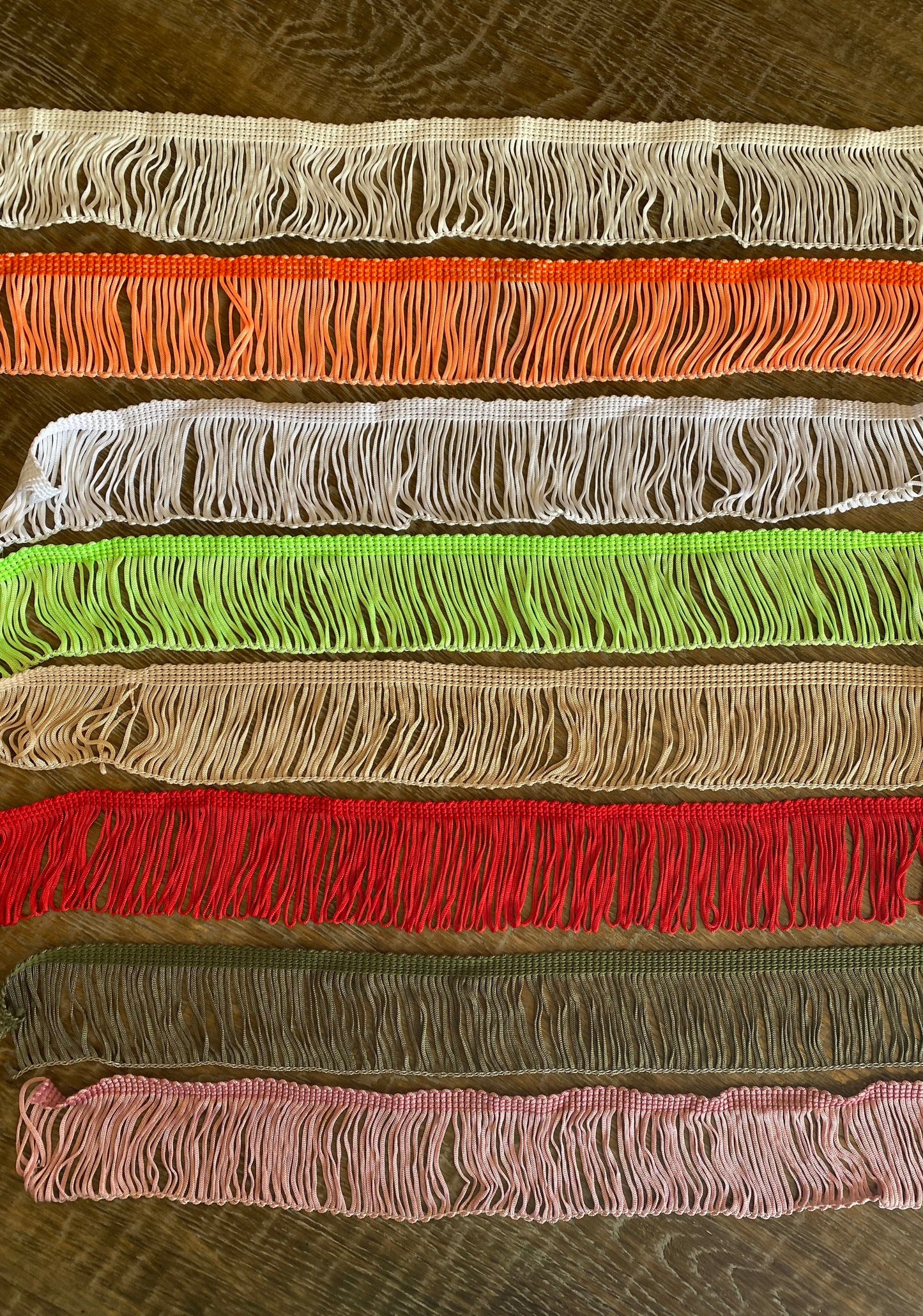 2" Wide Decorative Fringe, Sewing Trim, Craft Supplies, 8 Colours