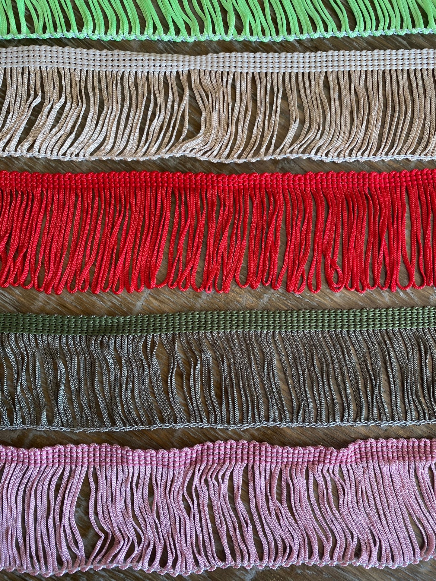 2" Wide Decorative Fringe, Sewing Trim, Craft Supplies, 8 Colours