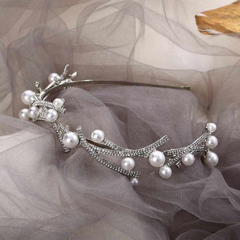Princess Gemstone Headband, Jewelled Headband, Rhinestone Headband, Bridal, Weddings, Embellished Headband, Luxury Headband, Gift,FAN Design