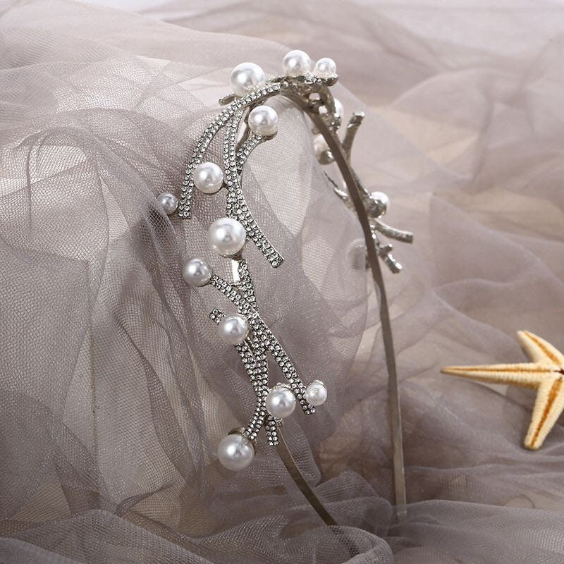 Princess Gemstone Headband, Jewelled Headband, Rhinestone Headband, Bridal, Weddings, Embellished Headband, Luxury Headband, Gift,FAN Design