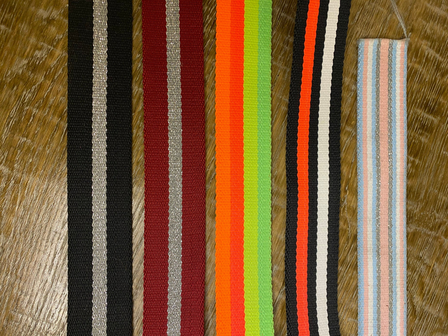 Woven Tape, Rigid Tape, Multi Colour, 5 Colours