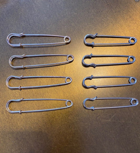Kilt pins, 3”, 2.5”, Gold, Silver, Kilts, Clothing, Cardigans
