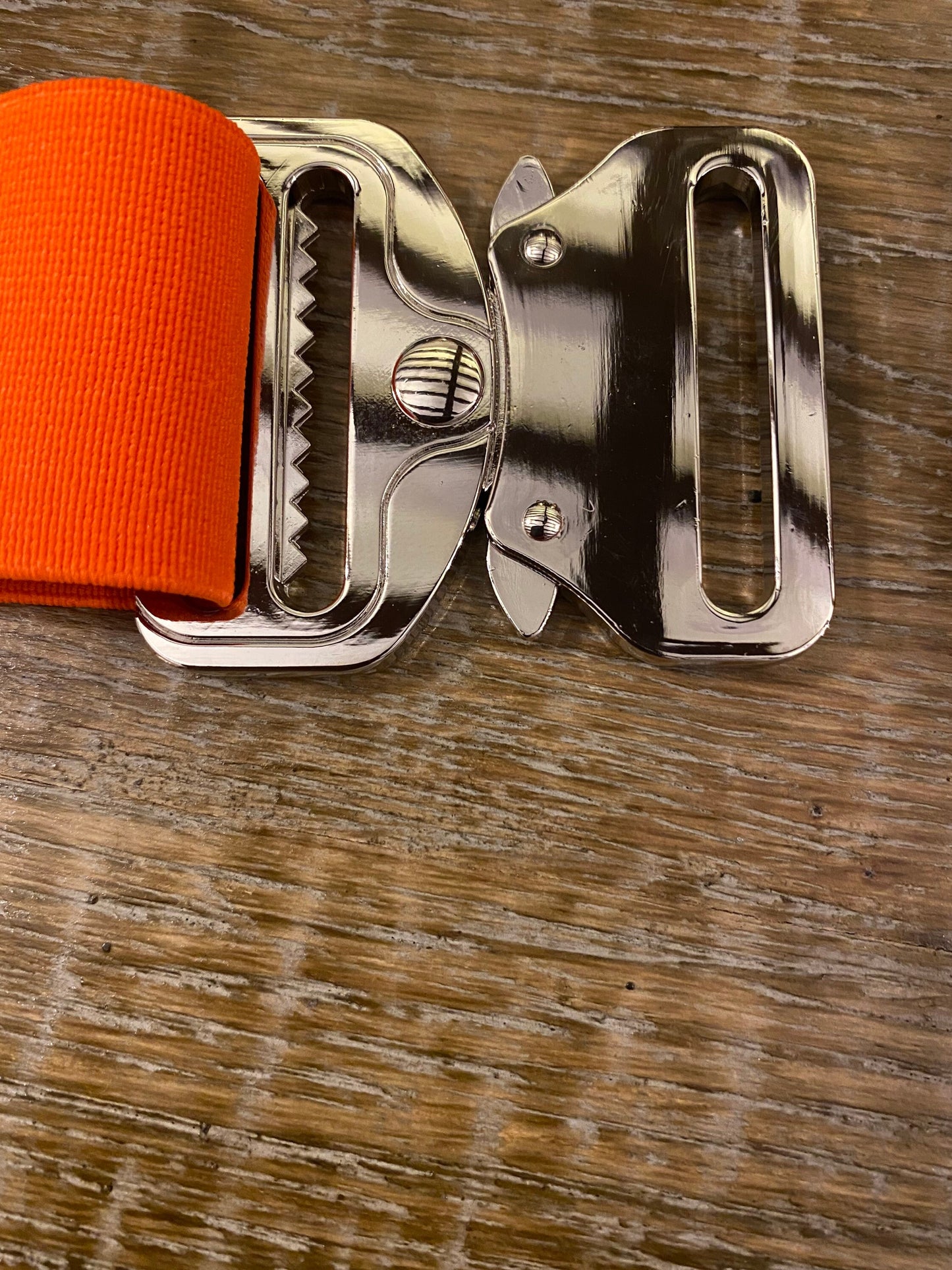 5cm Silver Adjustable Safety Lock Buckle, Belts, Bags, Rucksacks, Handbags, Crafts, 2” Buckle