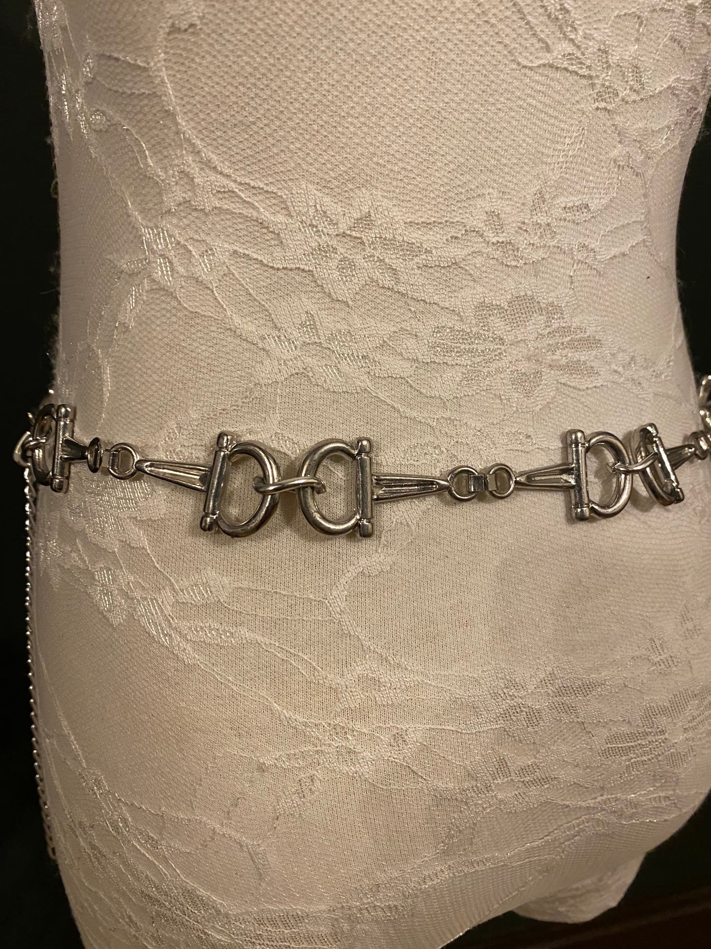 Chain belt, Metal Buckle belt, Silver Belt, Fashion, UK Size 2-36