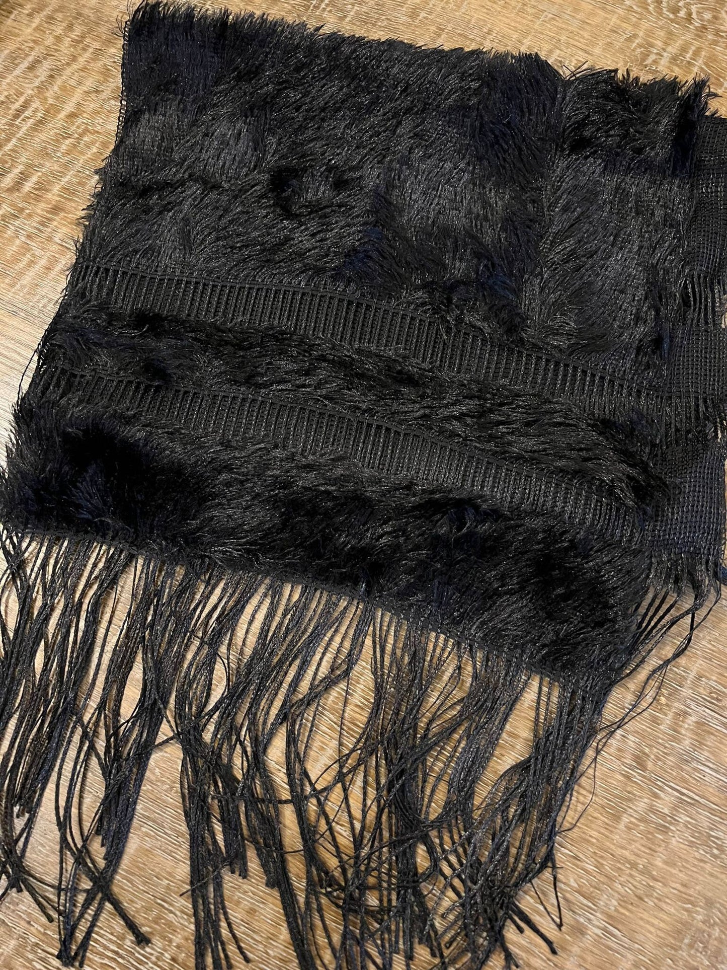 Black or Ivory Soft Scarf, High Quality Accessory