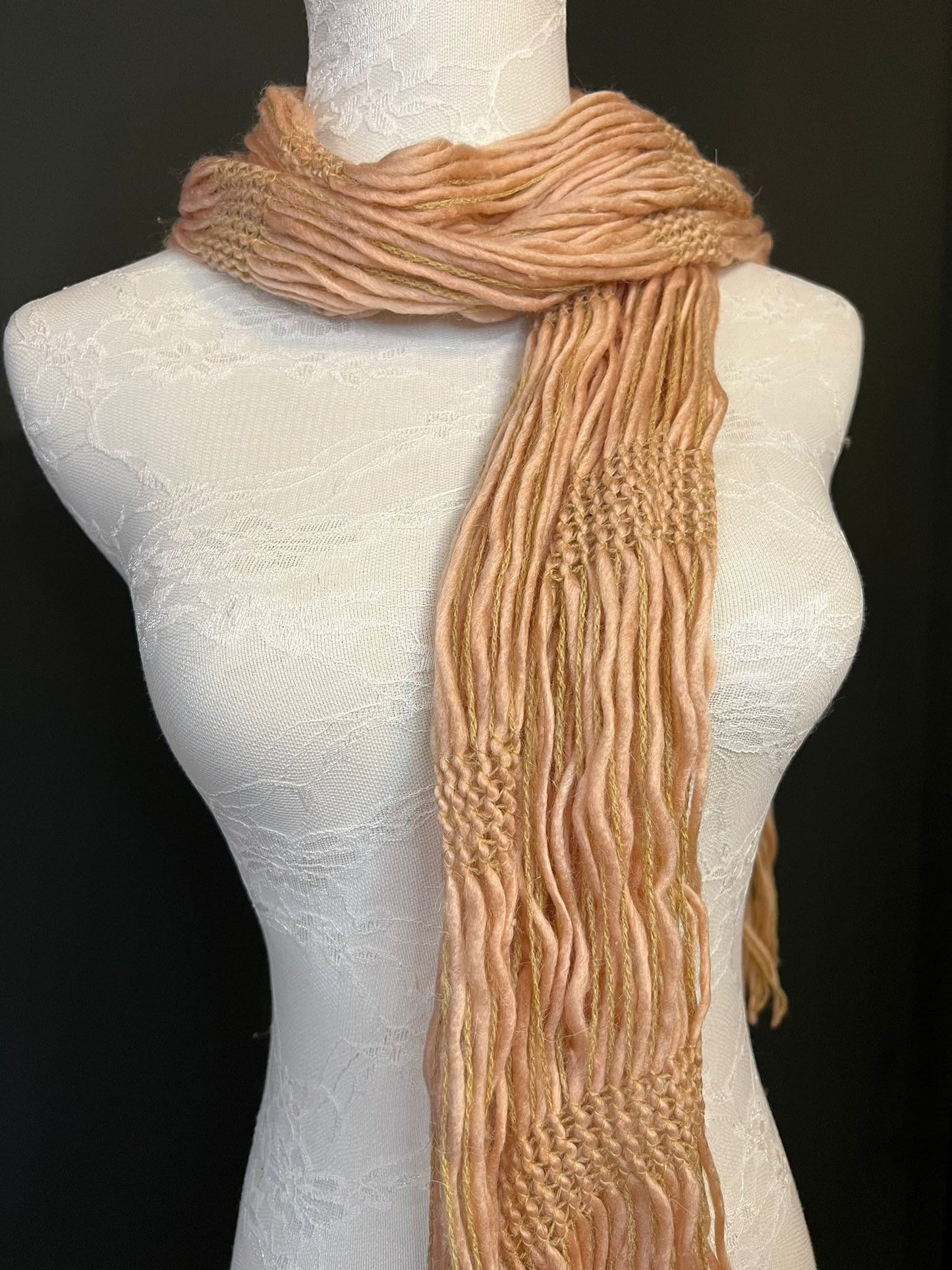 Soft Wrap Scarf, Natural Colour Accessory, 170cm Length