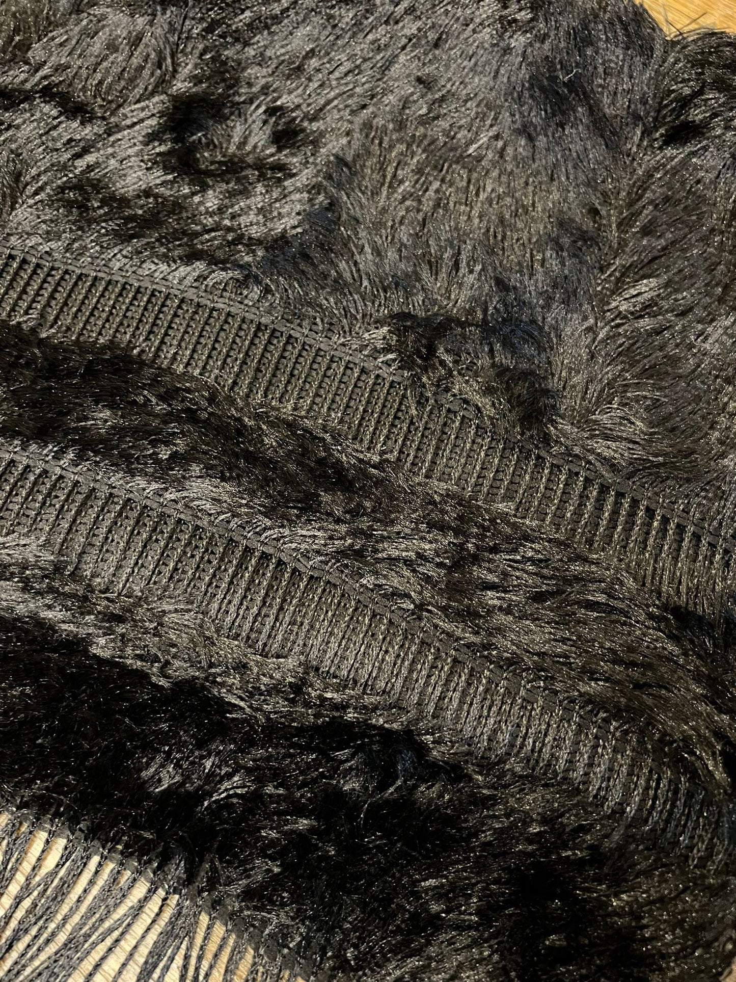 Black or Ivory Soft Scarf, High Quality Accessory
