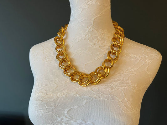 Double Linked Heavy Weight Chain - Silver & Gold