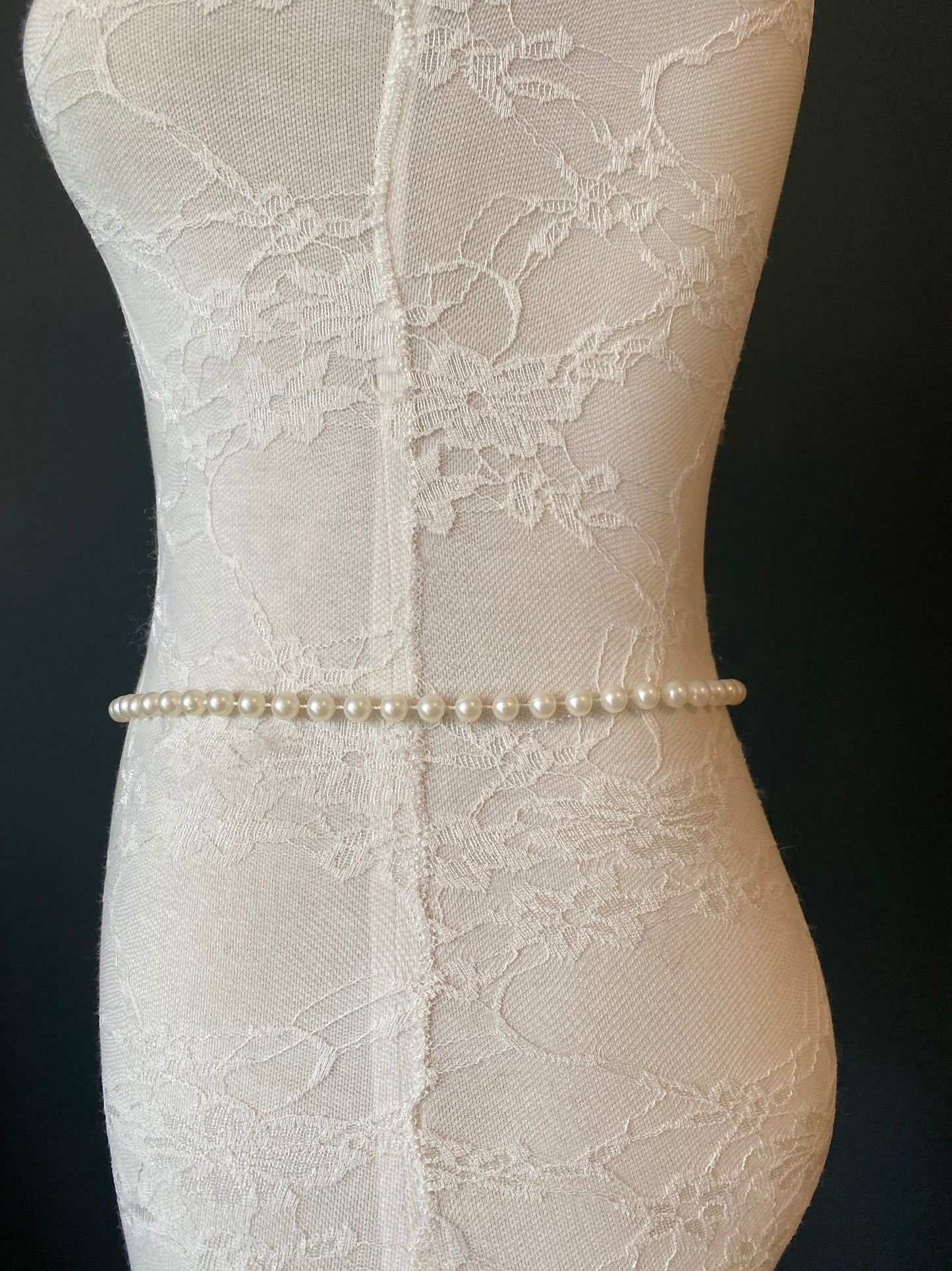 X-long Pearl Bead Belt, Elegant Pearl Belt, Swimwear, Dress, Accessory, Fashion belt, FAN Fashion