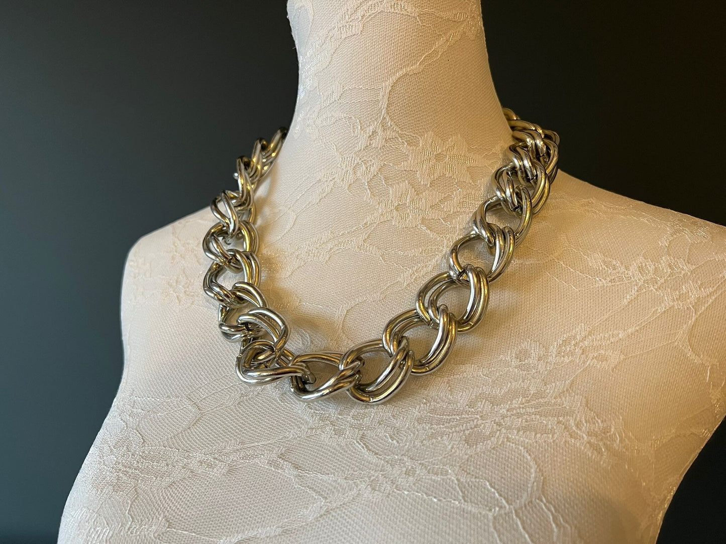 Double Linked Heavy Weight Chain - Silver & Gold