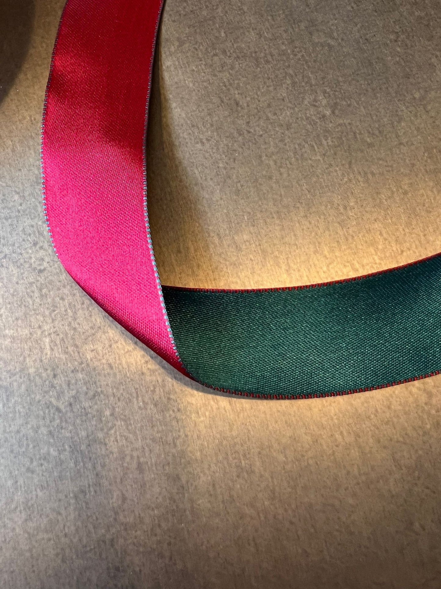 Wired Christmas Ribbon, Extra Wide Holiday Decor (38mm)
