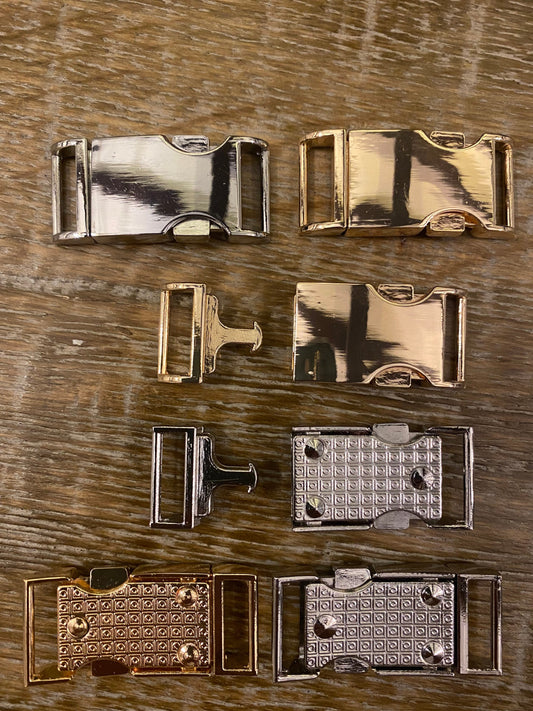 Buckle, Spring Loaded Buckle, Silver, Gold, 4cmx2cm, Bags, Handbags, Rucksacks, Belts