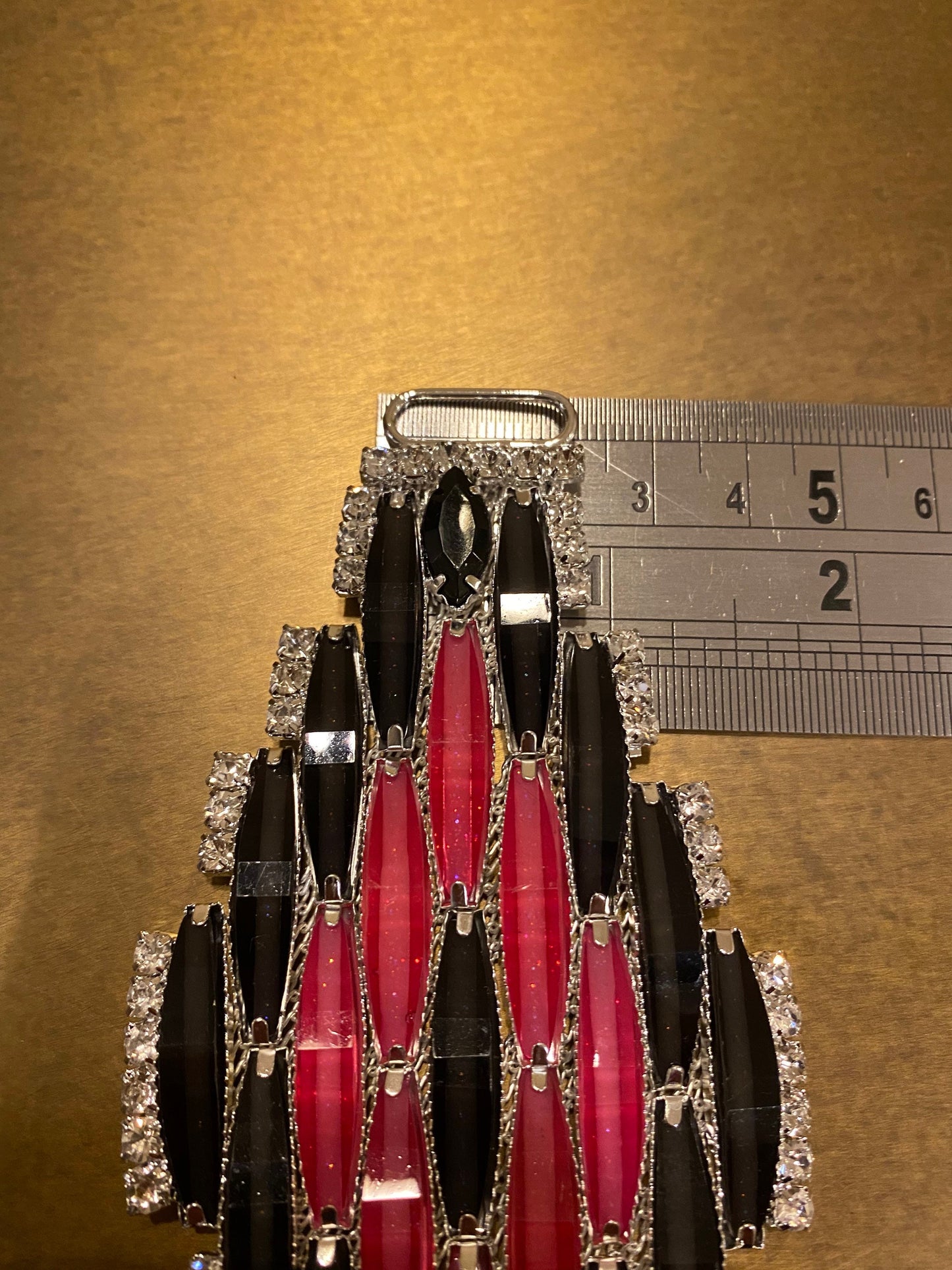 Rhinestone Buckle, Diamanté Buckle, Silver, Black, Pink, Quality Glass Stone, FAN Collection