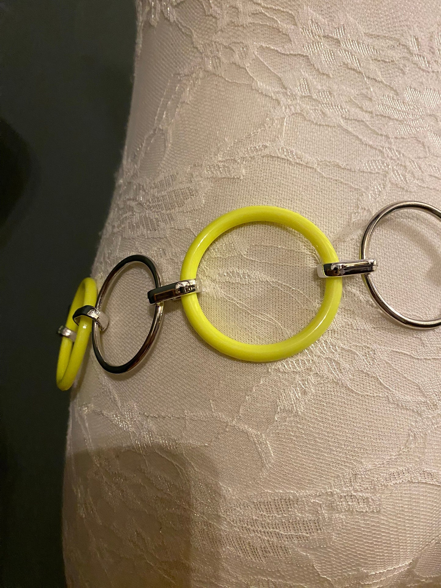 X-long Belt, Ring Belt, Fashion Belt, Silver Ring Belts, Silver or Gold, UK Sizes 4-36
