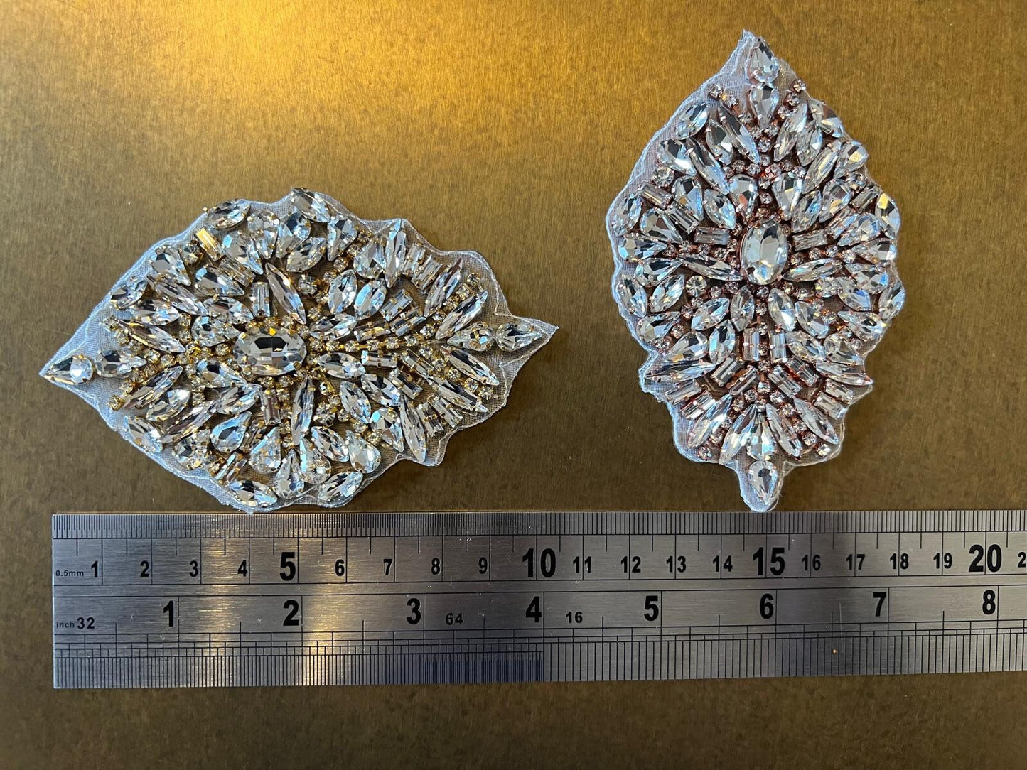 Crystal Rhinestone Applique For Shoe Heel Sandal Belt Headband Wedding Bridal