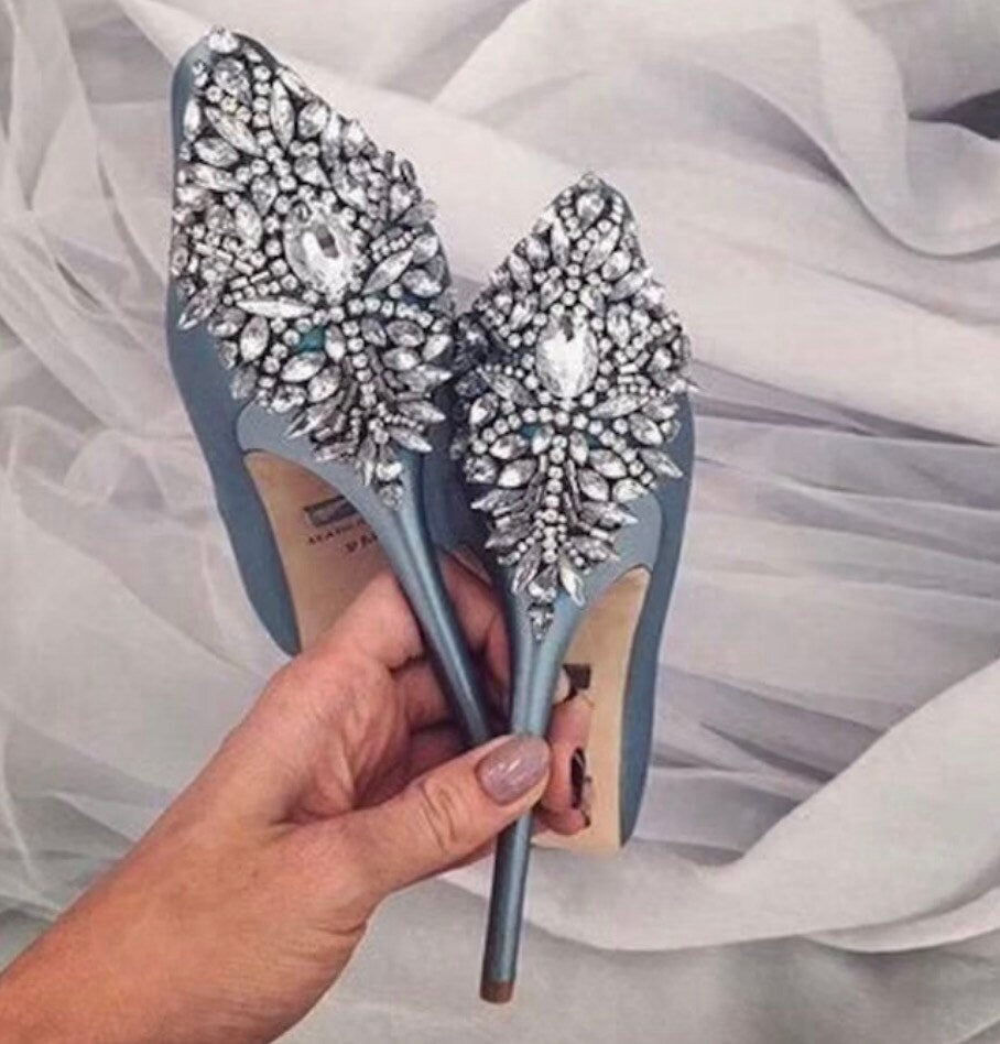 Crystal Rhinestone Applique For Shoe Heel Sandal Belt Headband Wedding Bridal