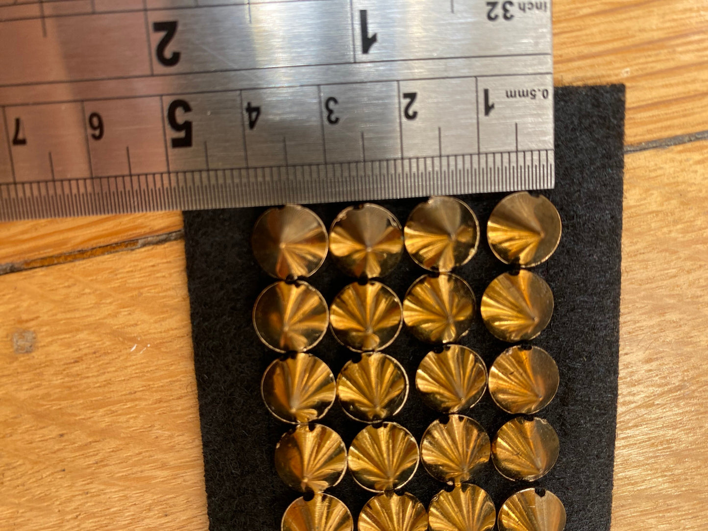 Stud Trimming, Gold Stud Chain Trim, Shoulder Trim