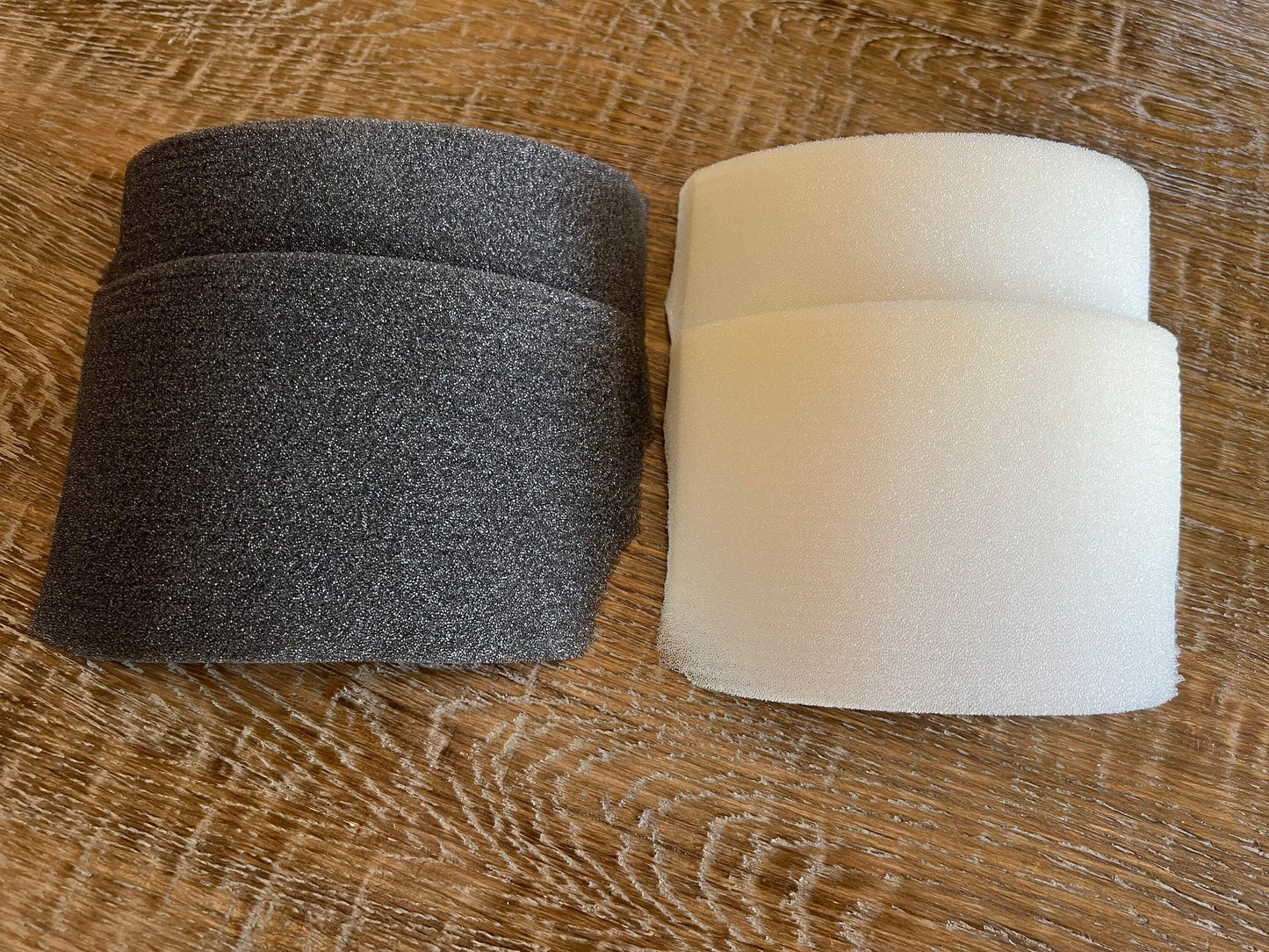 Uncovered Foam Shoulder Pads, 3cm Deep, Made in England