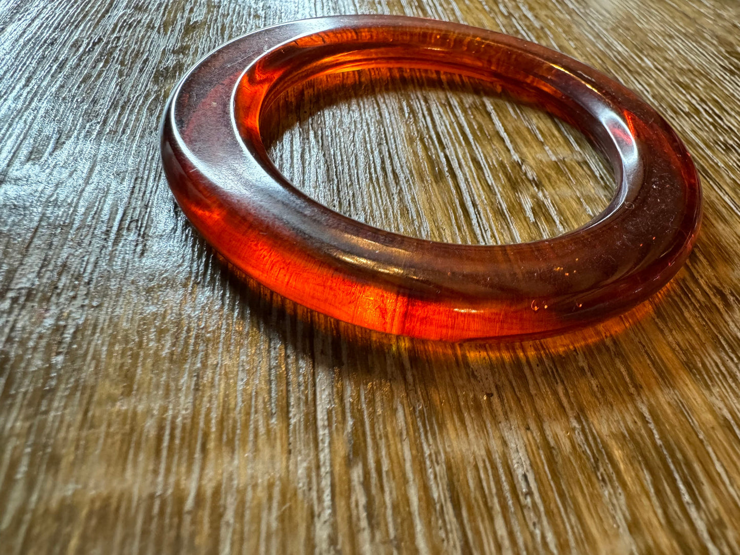 Oversized 8cm Mock Tortoiseshell Ring