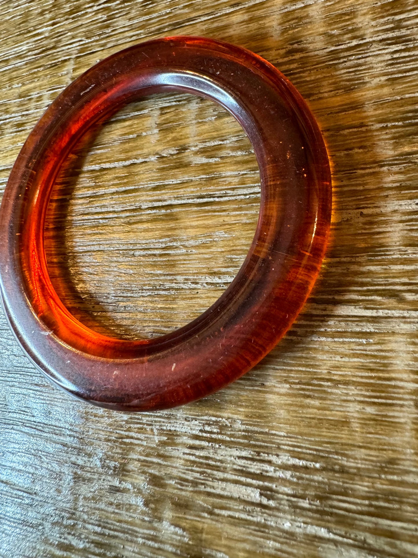 Oversized 8cm Mock Tortoiseshell Ring