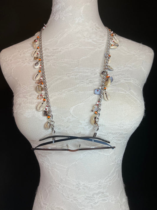 Glasses chain, Spectacles Chain, Shell Beaded glasses chain, silver, gold, men’s, ladies, children’s, handmade, Beach wear, Resort, FAN Desi