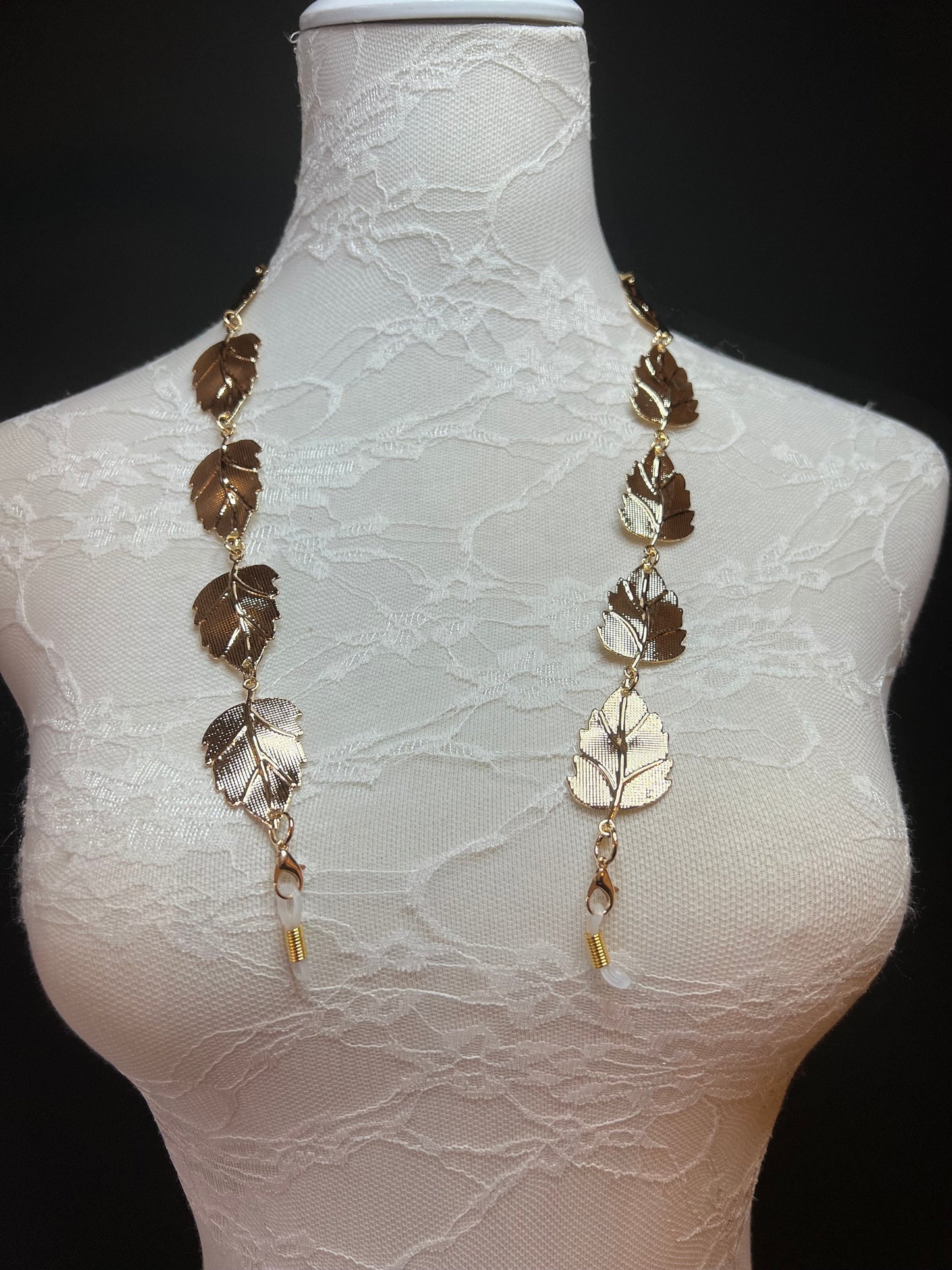 Handmade Leaf Glasses Chain